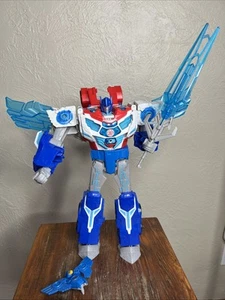 Transformers 12” Robots in Disguise Power Surge Optimus Prime Hasbro COMPLETE* - Picture 1 of 9