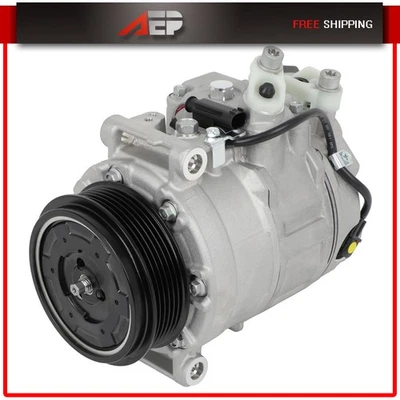 Compresor y embrague de aire acondicionado para Mercedes-Benz S550 4,7 L 5,5 L 2007-2011 2012 Foto 1 de 4