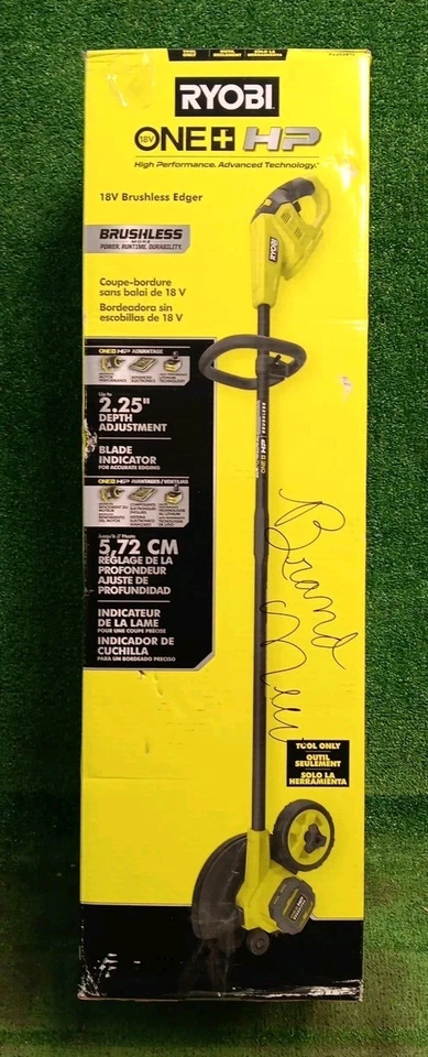 Ryobi ONE HP 18V Brushless Edger Model P2302BTL (Tool Only) Read Description