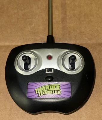 Thunder Tumbler Remote Control Black/Silver 49MHz Replacement RC Transmitter - Image 1 of 4