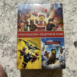 DVD The Lego Movie Lego Batman Lego Ninjago 3 Movies NEW SEALED - Picture 1 of 4