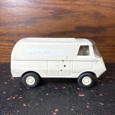 Vintage Tonka Pressed Steel White Cargo Freight 1970s Van Truck 5” - Image 1 of 4