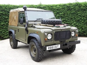 1998 LAND ROVER DEFENDER 90 2-5 300TDI EX MOD XD-WOLF SOFT TOP STUNNING !!! - Picture 1 of 20