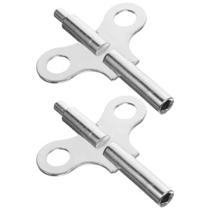 2 Pcs Wind The Key Winding for Wall Clocks Clockwork up Universal - Picture 1 of 12