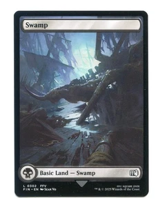 Swamp Basic Land #0302 NM Final Fantasy FIN MTG Magic the Gathering FFV - Picture 1 of 2