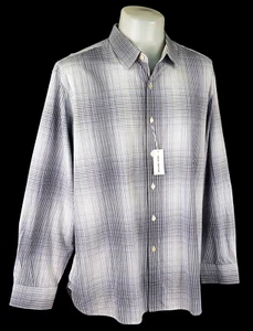 MICHAEL KORS Mens Blue Grey L/S EVENING DRESS SHIRT - 2XL (3XL)* - 58" -RRP £109 - Picture 1 of 13
