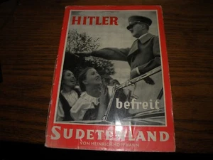 Rare Von Heinrich Hoffmann Hitler Sudetenland Official Picture Photo Book 1938 - Picture 1 of 22