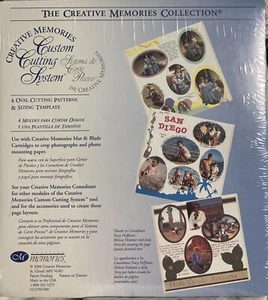 De colección Creative Memories Álbum de Recortes 4 Patrones de Corte Ovalados Plantilla de Tamaño Nuevo de Lote Antiguo - Imagen 1 de 3