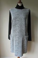 wallis black and white striped dress