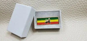 Pin de solapa esmaltada bandera rastafari - Imagen 1 de 3