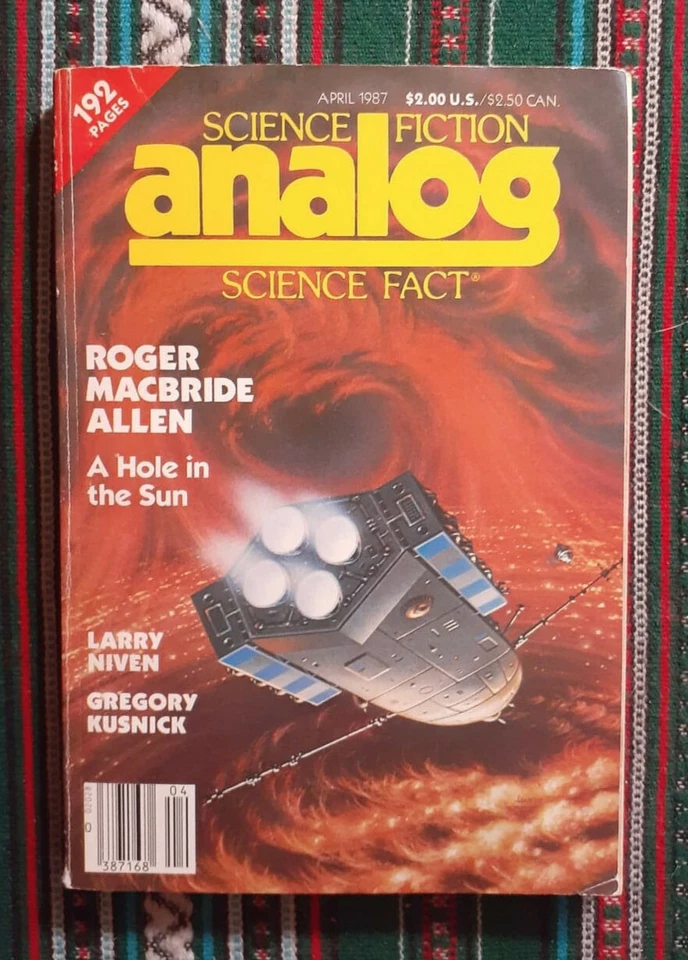 Analog Science Fiction/Science Fact(Astounding) Magazine April 1987 Like New - Image 1 of 1