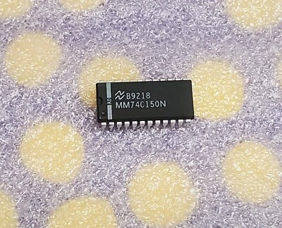National Semiconductor MM74C150N 16-Line to 1-Line Multiplexer 24Pin DIP -- NEW