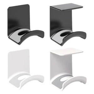 Headset Hanger Bracket Space Efficient Under Desk/Wall Mount Holder Organiser - Photo 1/12