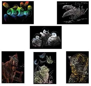 ELIGE ENTRE 6 NUEVAS IMÁGENES DE ANIMALES GRABADO ARTE A5 KITS Y HERRAMIENTAS ARTESANALES DE LÁMINA RASPADORA - Imagen 1 de 1