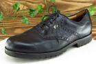 Chaussures Cutter & Buck taille 9,5 M selle noire cuir Oxfords hommes
