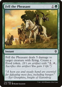 x4 Fell the Pheasant ELD MTG Eldraine 153/269 COMMON M/NM 4x - Picture 1 of 1