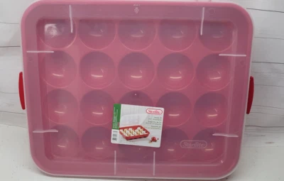 Sterilite Christmas Ornament Holder 20 Red - Image 1 of 2