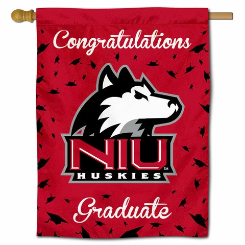 Northern Illinois University College Graduation Gift Decorative Flag Cover
