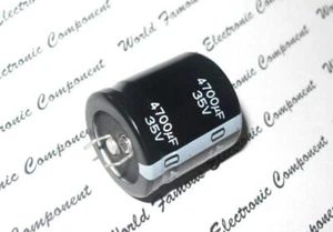 2pcs - MATSUSHITA 4700uF(4700µF) 35V Snap-In Radial Electrolytic Capacitor - CE - Picture 1 of 4