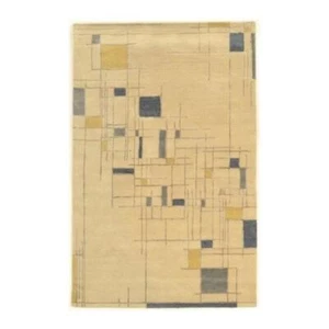 Hawthorne Collection 2' x 3' Hand Tufted Rug in Ivory and Blue - Picture 1 of 1
