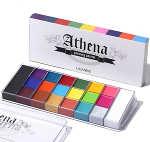 Pittura per Viso 20 Colori Impermeabile - Body Painting Colori per Trucco Hallow - Foto 1 di 12