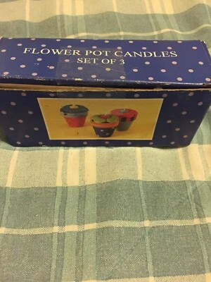 Flower Pot Candles - Image 1 of 3