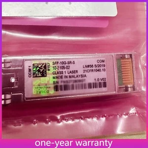 Cisco SFP-10G-SR-S 10GBASE-SR SFP+ 300m 850nm LC SFP MMF Module (Hologram) - Picture 1 of 3