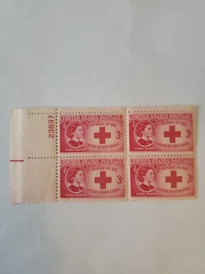 U.S. Postage Stamps 3 cent Clara Barton Founder of the American Red Cross - Image 1 of 2