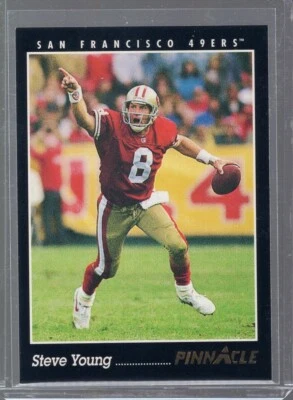 1993 Pinnacle Football Card #255 Steve Young - Image 1 of 2