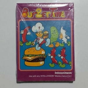 Intellivision BurguerTime New Old Stock Sealed Data East Usa 1983 Singapore - Picture 1 of 7