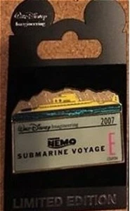 RARE Disney pin WDI E Ticket Nemo Submarine Voyage LE 300 Imagineering New Card - Picture 1 of 1