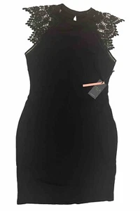 IRIS Women’s Size L Black Sleeveless Dress NWT. - Picture 1 of 9