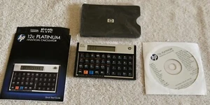 HEWLETT PACKARD HP 12C PLATINUM FINANCIAL CALCULATOR - NWOB - Picture 1 of 2