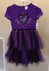Disney Purple/Black Girls Halloween Dress. Size 7-8. NEW with Tag