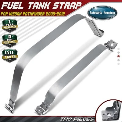 2 ремня топливного бака для Nissan Pathfinder 2005-2012 V6 4,0 л V8 5,6 л бензиновый DOHC - Изображение 1 из 4