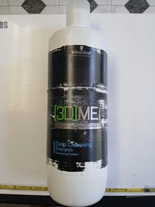 Schwarzkopf 3d Men Professional Mension Deep Cleansing Shampoo 1000ml 1 L. - Picture 1 of 5