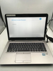 HP ELITEBOOK 840 G3 -BOOTS TO BIOS/ADMIN LOCK- INTEL I5 6300U - NO RAM -READ- BB - Picture 1 of 7