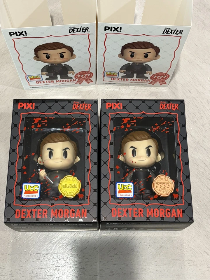 Thrilljoy Pix Декстер Морган Чейз и Обычный Комплект ОГРАНИЧЕННЫЙ ВЫПУСК - Изображение 1 из 1