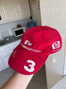 #3 BMW Williams F1 Team Formula One Cap Hat Vintage Winter Hat BMW 90’s/00’s Red - Picture 1 of 11