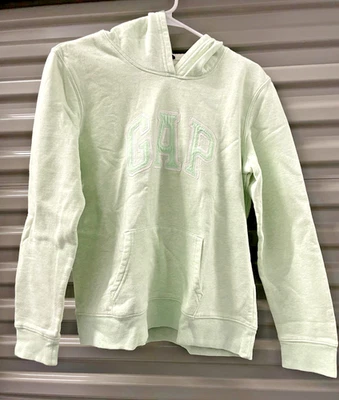 Sudadera con capucha GAP para mujer grande verde menta parcheada logotipo salón sudadera Foto 1 de 4