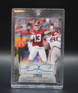 (RI5) 2020 LEAF DRAFT TUA TAGOVAILOA AUTOGRAPH - Picture 1 of 2