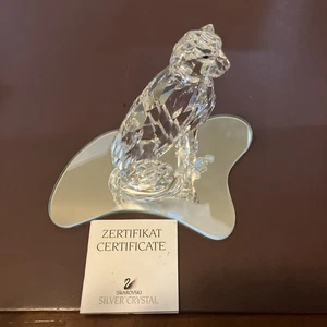 SWAROVSKI Crystal Cheetah Figurine 7610 NR 000 001 - Figure is MIB w/COA - READ - Picture 1 of 8