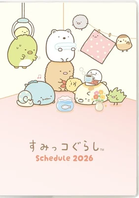 San-X Sumikko Gurashi 2026 Monthly Planner, Thread-Bound, B6, Me67407_ - Image 1 of 4