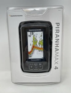 HUMMINBIRD 410150-1 PIRANHAMAX 4, COLOR DISPLAY DUALBEAM SONAR FISH FINDER - Picture 1 of 6