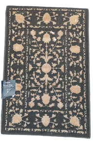 Olive Gray Ivory Accent Mohawk Scatter Rug 21 x 40 - Picture 1 of 7