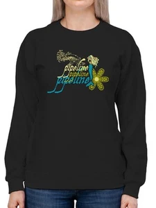 Pipeline Waveflower Mermaid Floral - Women's Sweatshirt - Picture 1 of 16