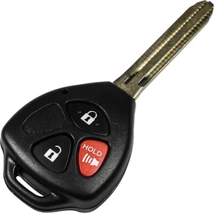 HQRP Remote Uncut Key Shell FOB Keyless for Toyota RAV4 2006 2007 2008 - Zdjęcie 1 z 7