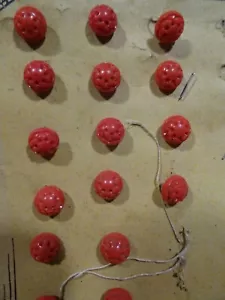 orange ,jolis boutons vintages corsage ,blouse ,layette loisirs créatifs couture - Imagen 1 de 22