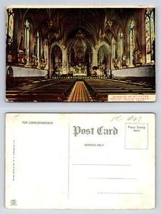 Innenraum der St. Peter und St. Paul Kirche Chattanooga Tennessee Postkarte - Bild 1 von 1
