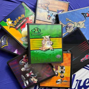 Vintage Style Pokémon Jungle Binder | Jungle Era TCG Binder 9‑Pocket Portfolio - Picture 1 of 10